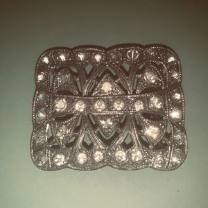 Vintage Marcasite sterling silver 1920-30s brooch